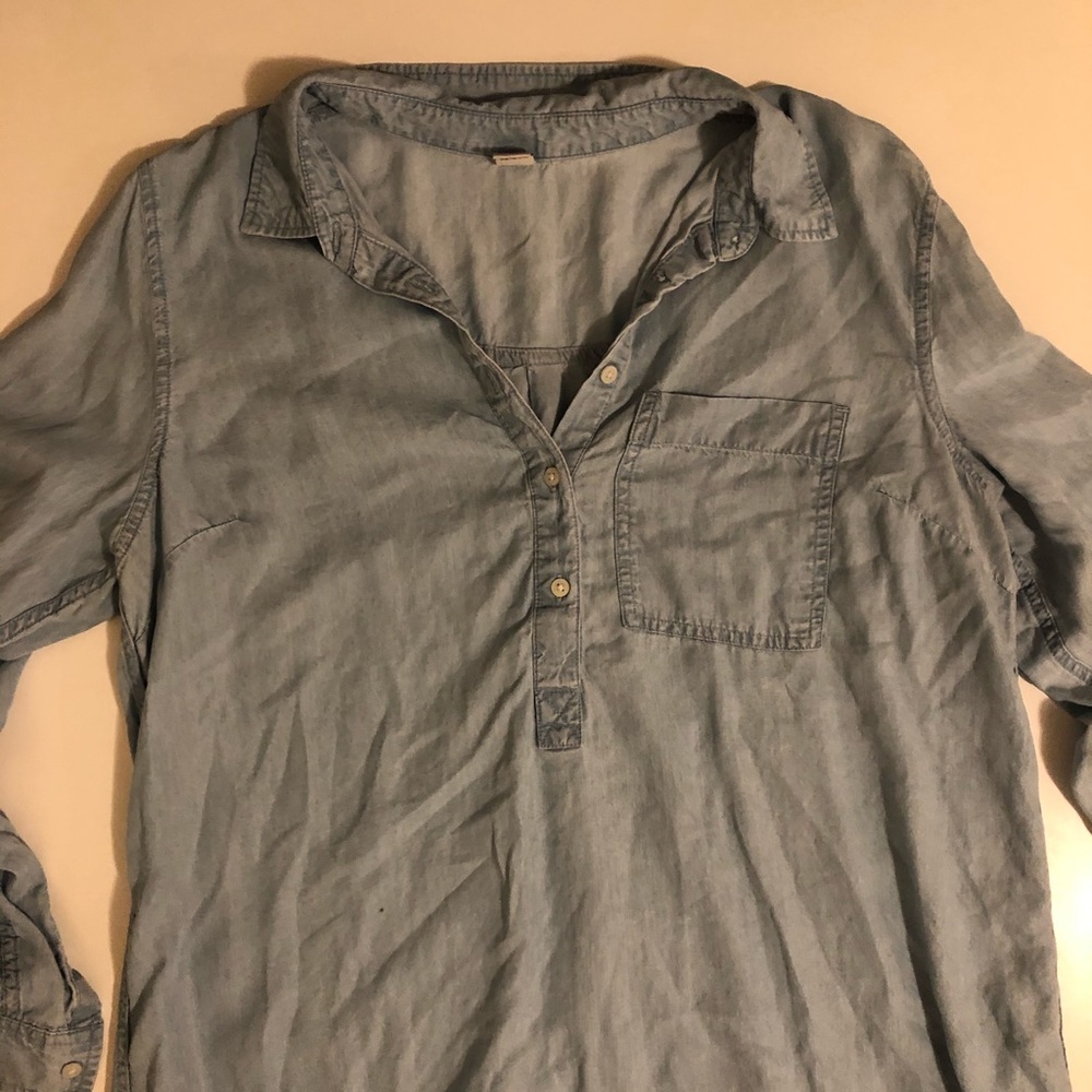 Old Navy Light Blue Jean Dress